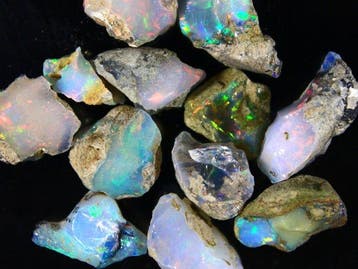 Geen reserve - Ct. 92.10 Topkleur Ethiopisch Opaal - Ruwe
