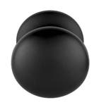 Voordeurknop BASICS LB65V Vast op rozet mat zwart