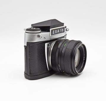 Ihagee Exa 1b + Skymaster 28mm f/2.8 Analoge camera, Audio, Tv en Foto, Fotocamera's Analoog, Nieuw