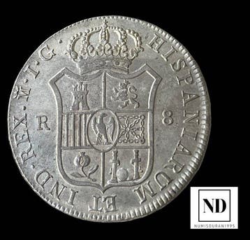 Espagne. Joseph Bonaparte. 8 Reales 1809 - Madrid, Postzegels en Munten