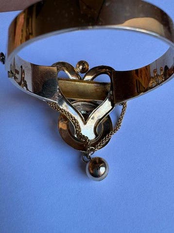 Bracelet - 9 carats Or jaune - Grenat, Bijoux, Sacs & Beauté
