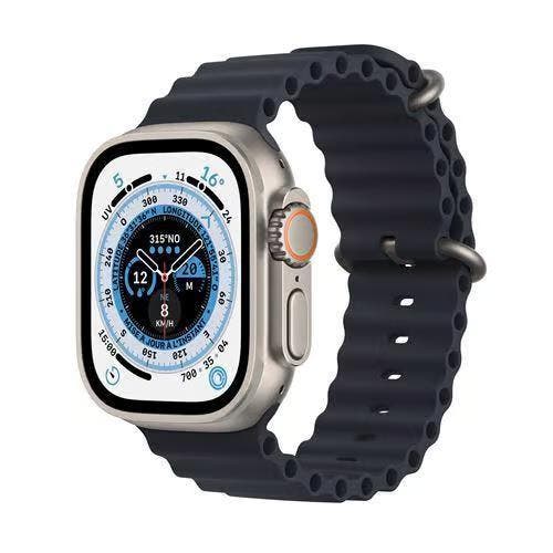 Apple Watch Ultra 2 49mm LTE Ocean Midnight Titanium met..., Telecommunicatie, Mobiele telefoons | Apple iPhone, Zo goed als nieuw