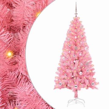 vidaXL Kerstboom Roze 150 cm PVC, Verzenden, Nieuw