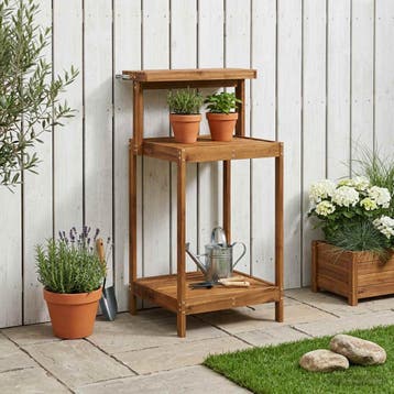 vidaXL Buiten pottingbank 56,5 x 48,5 x 107 cm Massief, Huis en Inrichting, Verzenden, Nieuw