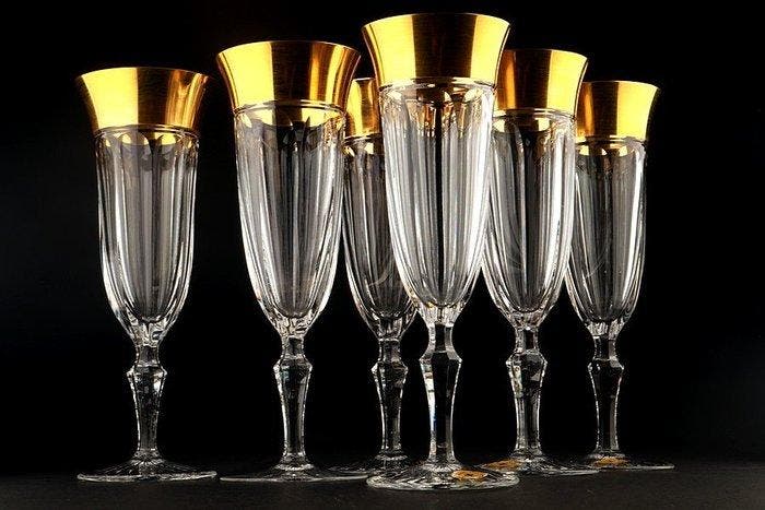 Josephinenhutte - Drinkservies - keizerin - Kristal, Antiek en Kunst, Kunst | Designobjecten