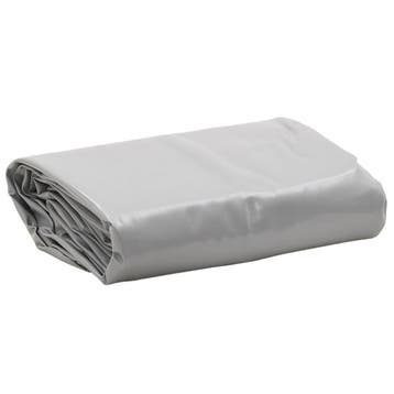 vidaXL Zeil 650g / m² Grijs 5 x 5 m Canvas met PVC-coating, Verzenden