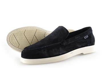 Manfield Instappers in maat 40 Blauw, Verzenden, Overige typen