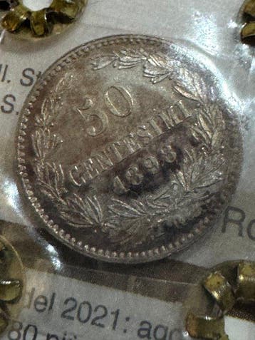 San Marino. 50 Centesimi 1898 (Zonder minimumprijs)