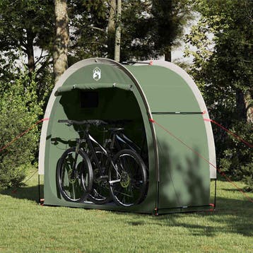 vidaXL Fietstent 210 x 90 x 174 cm Waterdicht Groen, Verzenden, Nieuw