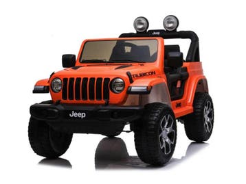 Jeep Wrangler Rubicon, 12v kinderauto met Lithium accu, rubb, Kinderen en Baby's, Ophalen of Verzenden, Nieuw