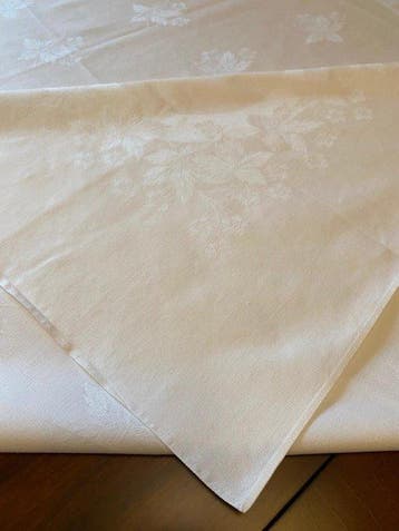 Nappe - 155 cm - 123 cm - Damassé vintage, Antiek en Kunst