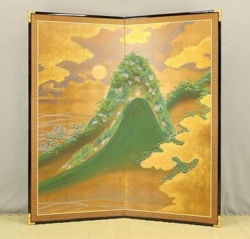 Bybu kamerscherm - Papier - Japan - Volle Maan en Berg