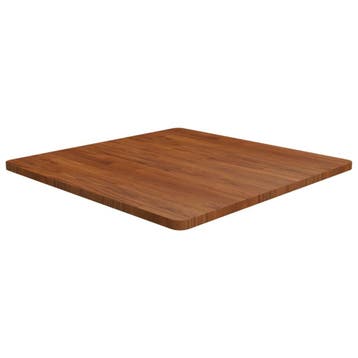 vidaXL Tafelblad vierkant 80x80x2,5cm behandeld eiken, Verzenden