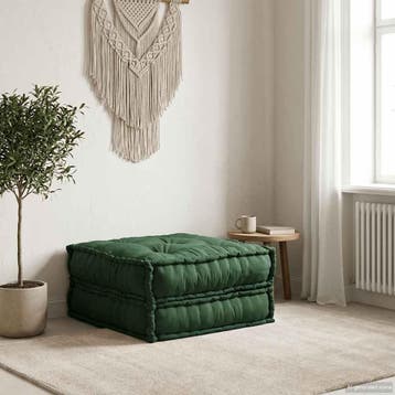 vidaXL Modulaire bankstel 70x70x36 stof groen, Verzenden, Nieuw