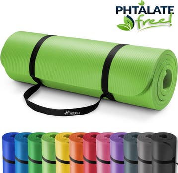 Fitnessmat - yogamat - pilatesmat - gymnastiekmat - 185 x, Verzenden, Nieuw