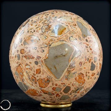 Natuurlijke eerste kwaliteit luipaardjaspis Sphere- 2455.26, Verzamelen