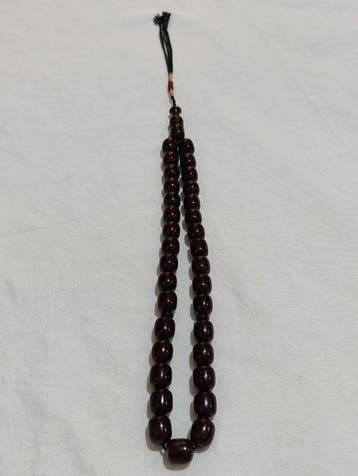 Chapelet - Ambre - 1970-1980 - Chapelet de perles de prière
