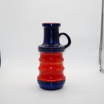 Scheurich - H. 46cm - Vaas - Keramiek - Pagode / vaas met
