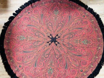 Nappe - 165 cm - 165 cm - Tissé double, Antiquités & Art