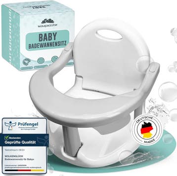 Wolkengluck Babyzitje | Tweede kansje | Veilig baden, OP..., Kinderen en Baby's, Badjes en Verzorging, Verzenden, Zo goed als nieuw