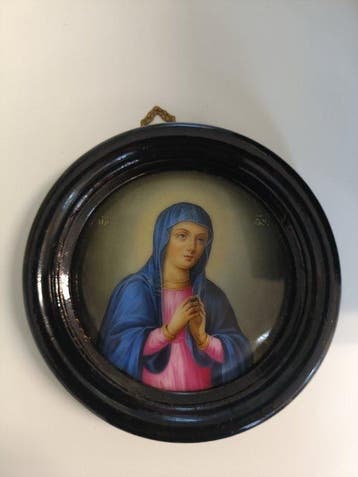 Artista mistico ortodosso del XIX secolo - La Vergine in