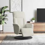 vidaXL Fauteuil met voetensteun verstelbaar fluweel, Verzenden, Nieuw