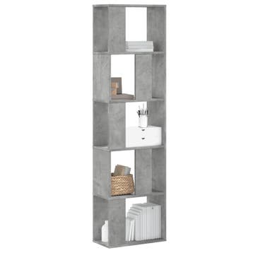 vidaXL Boekenkast 5-laags 45x23,5x162,5 cm bewerkt hout, Verzenden