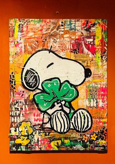 Artmony - Pop Snoopy chance, Antiquités & Art, Art | Peinture | Moderne