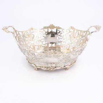 George Edward & Sons (Londen 1917) - Broodmand - .925 zilver