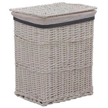 Wasmand wilgen wit - Tweede kansje, OP = OP, Verzenden, Mand
