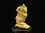 Oud-Egyptisch Faience amuleet van een kat (Bastet) (1x) -