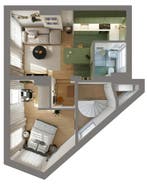 Appartement en Rue Souveraine, Ixelles, 50 m² ou plus, Bruxelles
