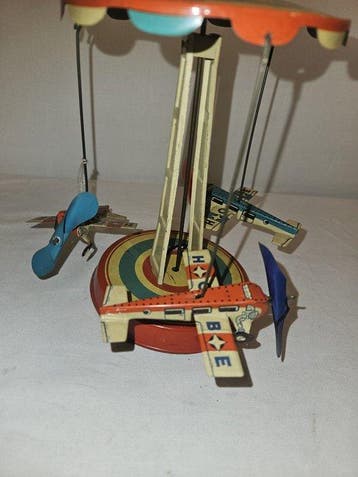 hoch beckmann - Speelgoed Vliegtuigcarrousel - 1940-1950 -, Antiek en Kunst