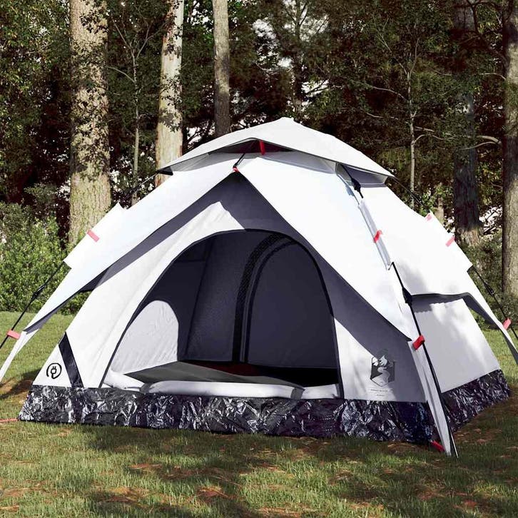 vidaXL Koepeltent 4-persoons snelontgrendeling, Caravanes & Camping, Tentes, Envoi