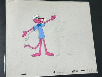 Friz Freleng - Cellule danimation originale et dessin du