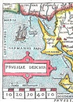 Europa - Polen; Ortelius / Turrini - Prussia descrip - 1655, Boeken, Atlassen en Landkaarten, Nieuw
