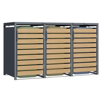 Containerberging staal houtlook 3 containers, Verzenden, Nieuw