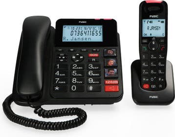 Huistelefoon senioren - Senioren telefoon - Vaste lijn - Zwa, Verzenden, Nieuw
