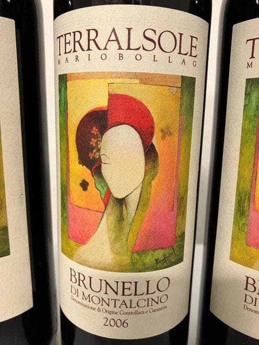 2006 Terralsole - Brunello di Montalcino - 3 Bouteilles, Collections, Vins