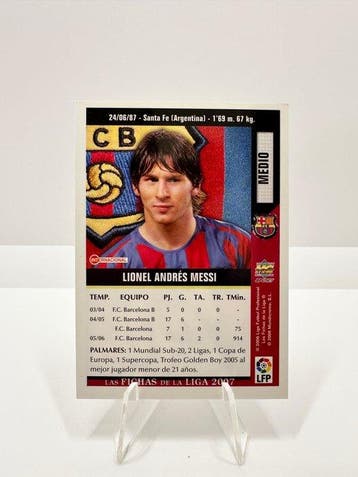 Panini Lionel Messi 2006-07 Mundicromo #19 FC Barcelona –, Nieuw