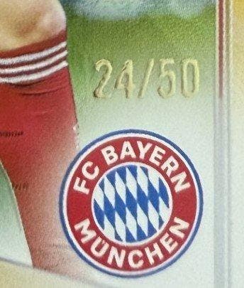 2025/26 Topps UEFA Champions League Lennart Karl 24/50 Carte, Nieuw