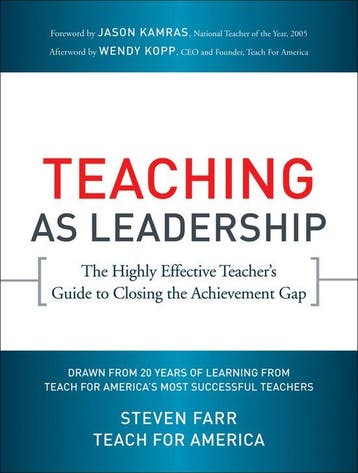 Teaching As Leadership 9780470432860 Teach For Ameri, Verzenden, Gelezen, Teach For Ameri
