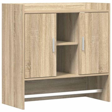 vidaXL Wandplank Muurmontage Sonoma Eiken 80 x 36 x 80 cm, Verzenden, Nieuw