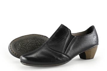 Rieker Pumps in maat 38 Zwart, Pumps, Verzenden, Zwart, Zo goed als nieuw