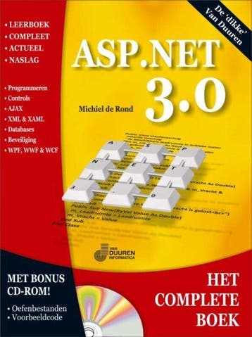 ASP.NET 3.0 / Het complete boek 9789059403284 M. de Rond, Boeken, Verzenden, Zo goed als nieuw, M. de Rond