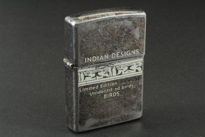 Zippo - Indian Designs – Unidentified Birds Limited - Zonder, Collections, Articles de fumeurs, Briquets & Boîtes d'allumettes