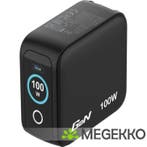 Verbatim Mini GaN Oplader 100W met Display, Computers en Software, Verzenden, Nieuw