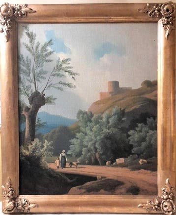 Carlo Piacenza (1814-1887) - Paesaggio campestre piemontese, Antiek en Kunst