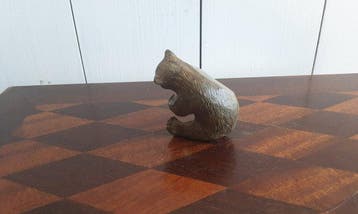 P. Chenet - Statuette, Beer - 7.5 cm - Bronze, Antiquités & Art