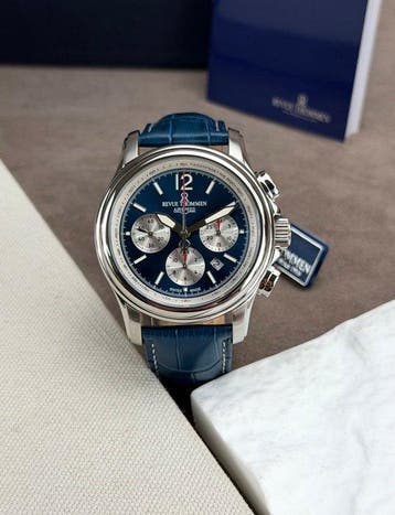 Revue Thommen - Airspeed Chronograph Date Automatic Blue -